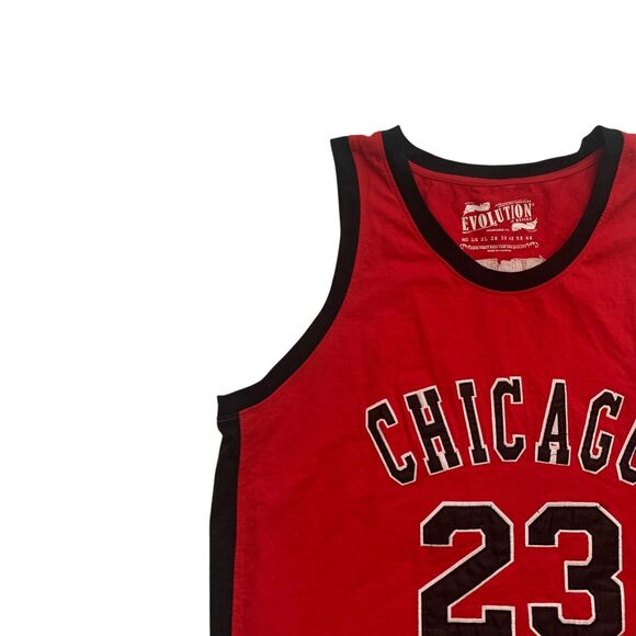 Evolution In Design Mens Sz 6X Chicago Bulls #23 Michael Jordan Greatest Tanktop - Picture 13 of 14